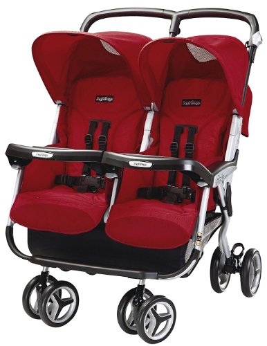 Peg Perego Aria Twin - Geranium (2011) -- red