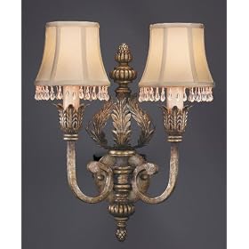 Fine Art Lamps 213350 2LT Wall Sconce A Midsummer Nights Dream Indoor Lighting by Fine Art Lamps