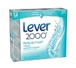 Lever 2000 Moisturizing Bar, Perfectly Fresh, 4-Ounce Bars in 12-Count Packages (Pack of 2)