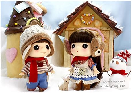 Winter Story couple figurines