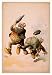 Historic Theater Poster (L), Man holding umbrella and another man falling