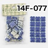 Ｔコレット14mm花モザイクタイル レギュラーカラー 小袋35個入 【14F-077】ライラック