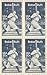 Babe Ruth Set of 4 x 20 Cent US Postage Stamps NEW Scot 2046