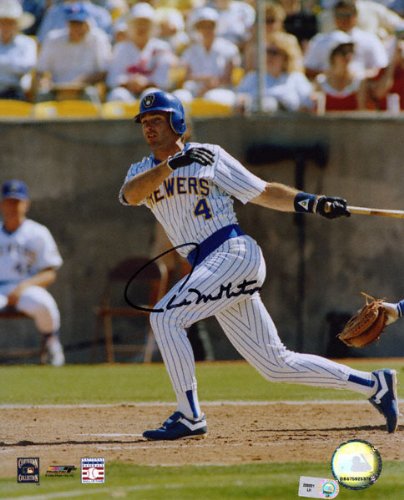 Paul Molitor Milwaukee Brewers - Batting - Autographed 8x10 Photograph