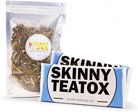 Skinny Teatox Natural Weightloss Mint Tea - 28 Day Supply - Detoxify Cleanse Energize