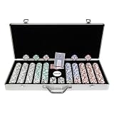 650 11.5G Holdem Poker Chip Set w/Executive Aluminum Case