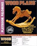 Wood Plans TS-#1012 Playroom Palomino Rocking Horse