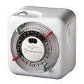 Intermatic TN111GC Lamp and Appliance Timer with 2 On/Off Settings, Easy Set Lighted Dial.