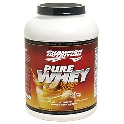 Champion Nutrition Pure Whey Protein Stack, Banana Scream, 5-Pounds Plastic Jar
