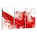 Visario 1120 Bild auf Leinwand Smoke, 160 x 90 cm, 3 Teile