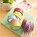 Dot Print DIY Decorative Adhesive Sticker Masking Paper Roll Tape