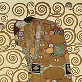 " Fulfillment (Detail) " - Gustav Klimt Open Greeting Card - BC1GK4