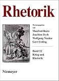 Produkt-Bild: Rhetorik. Ein internationales Jahrbuch / Krieg und Rhetorik: 22