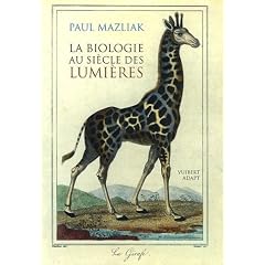 La biologie au si�cle des Lumi�res