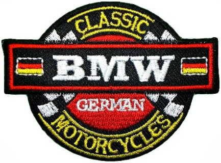 BMW Classic Motorcycles German Biker Club Clothing Iron on Patch PB15