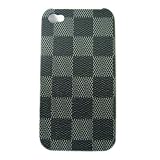 iPhone4 4S ケース チェック ブラック