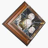 4th Dimension Diamond Shaped Single Ball Display Case (Black)