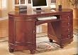Deep Brown Cherry Computer Desk By Coaster Furniture