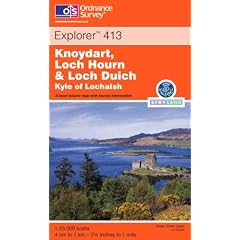 Knoydart, Loch Hourn and Loch Duich (Explorer Maps)