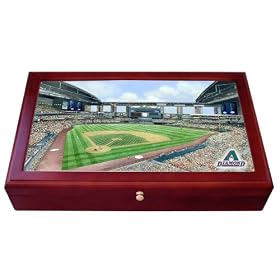 Arizona Diamondbacks Chase Field Stadium Colorprint Desk Box by 