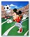 Mickey Mouse: Soccer by Walt Disney 28"x22" Art Print Poster Disney
