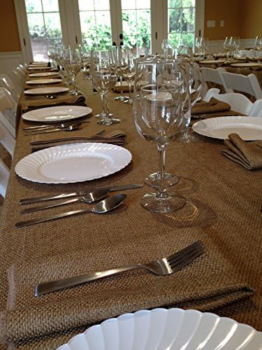 Polyester Prairie Burlap Tablecloth (wheat, 60x120 Rectangle)