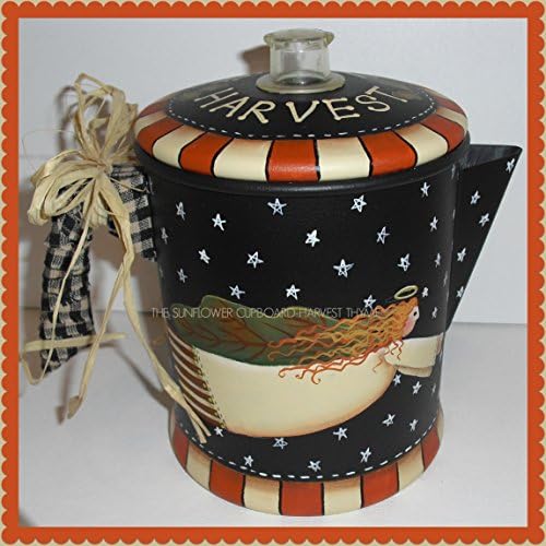 HARVEST THYME ANGEL COFFEE POT