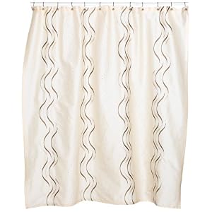 Croscill Dante Embroidered Shower Curtain, Champagne