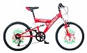 Liverpool Boys Dual Suspension Bike - Red, 20-Inch