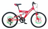 Liverpool Boys Dual Suspension Bike - Red, 20-Inch