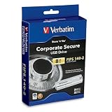 Verbatim 96714 Store 'n' Go 8GB Corporate Secure USB Drive - FIPS Edition