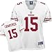 Reebok San Francisco 49Ers Michael Crabtree Women's Replica White Jersey Size: Small