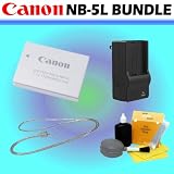Buy Canon NB-5L Battery and Charger Accessory Kit for Canon Powershot Digital Cameras by Canon