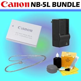Buy Canon NB-5L Battery and Charger Accessory Kit for Canon Powershot Digital Cameras by Canon now!