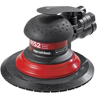 Ingersoll Rand IR-4152-HL Composite 6-Inch Orbital Palm Pnuematic Sander with Hook and Loop Pad