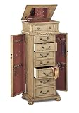 Jewelry Armoire In Antique White Finish