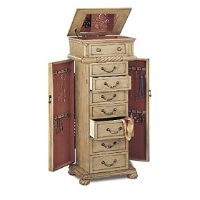 Jewelry Armoire In Light Green Tint Finish by Coaster Company