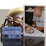 NCAA Riddell Florida State Seminoles (FSU) Fred Biletnikoff Autographed Mini Replica Helmet w/ Inscription