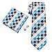 Barry.Wang Mens Shiny Dress Shirts Luxury Button Down Stretch Shirt Long Sleeve Regular Party Wedding Prom