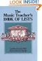 The Music Teacher's Book of Lists (J-B Ed: Book of Lists)