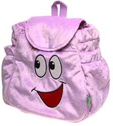 Dora the Explorer Mr. Face Purple Plush Backpack