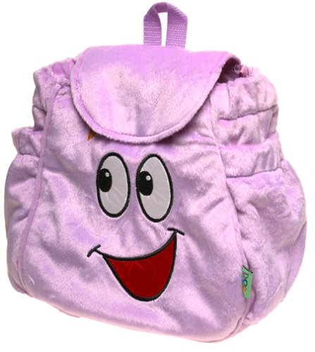 Dora the Explorer Mr. Face Purple Plush Backpack