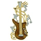 Rock Guitar Pin Brooch