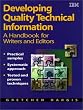 Developing Quality Technical Information: A Handbook for Writers and Editors