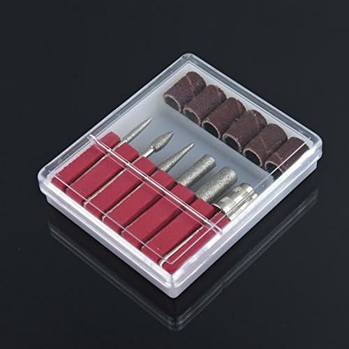 Nail Drill Bit Sanding Band Set for Nail Drill Replacement 6 PCS