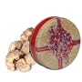 1 and 1/2 lb Bavarian Style Cinnamon Roasted Cashews Tin - Red Bow