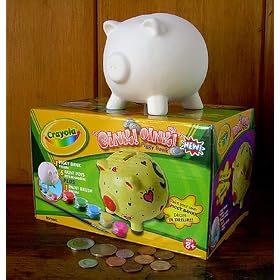 Oink! Oink! Piggy Bank- Paint your Own Piggy Bank Kit