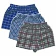 Luvable Friends 3-Pack Baby Boxer Shorts-Blue Pattern - 6-12 months