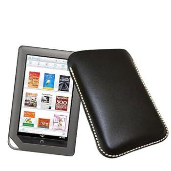 Barnes and Nobles Nook Color E-book Reader Housse Lecteur Ebook Etui Liseuse eReader Protection Livre électronique Pochette en cuir Barnes and Nobles Nook Color E-book Reader Housse Lecteur Ebook Etui Liseuse eReader Protection Livre électronique Pochette en cuir