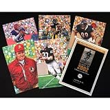 NFL Pro Football Hall of Fame Goal Line Art Cards Class of 2002
